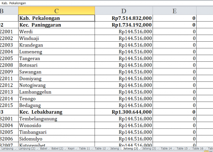 52 Desa di Kabupaten Pekalongan, Jawa Tengah, Terima Dana Insentif Desa 2024: di Sini Daftarnya