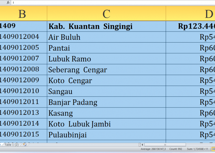 Rincian Dana Desa 2025 Kuantan Singingi Provinsi Riau Rp175,2 miliar: Jumlah per Desa, Siapa yang Terbesar?