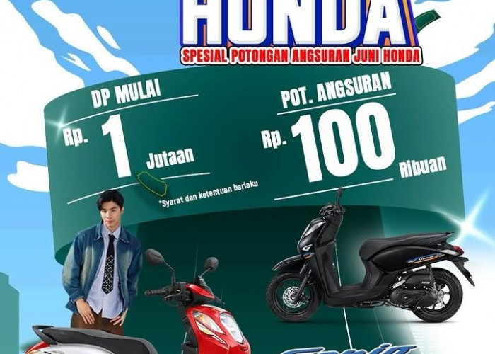Promo Setuju Honda Juni 2026, Honda Genio Bisa Dibawa Pulang dengan DP Mulai Rp1 Juta