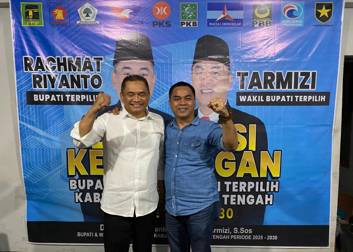 Rachmat-Tarmizi Deklarasikan Kemenangan di Pilkada Bengkulu Tengah, Ini Perolehan Suaranya