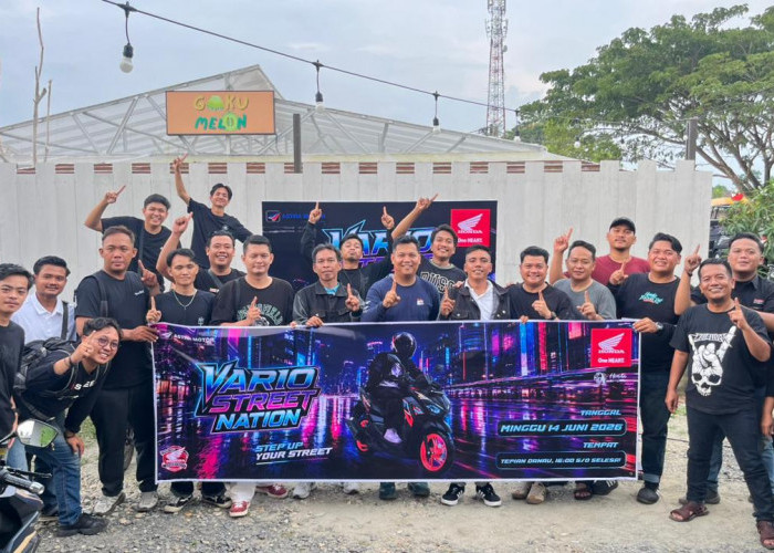 Vario Street Nation Bengkulu Perkuat Solidaritas Komunitas Honda Vario dan Semangat #Cari_Aman