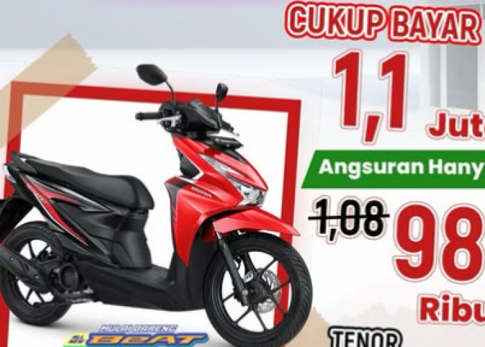 Kesamber Honda! Astra Motor Bengkulu Tawarkan Promo Honda Beat, Angsuran Mulai Rp981 Ribu