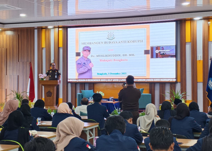 Kejati Bengkulu Tekankan Budaya Antikorupsi, Ratusan Mahasiswa Ikuti Kuliah Umum Hakordia 2025