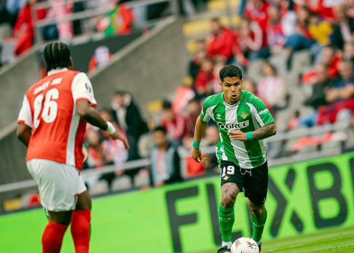 Skor Imbang 1-1 di Portugal, Duel Braga vs Real Betis Masih Tanpa Pemenang