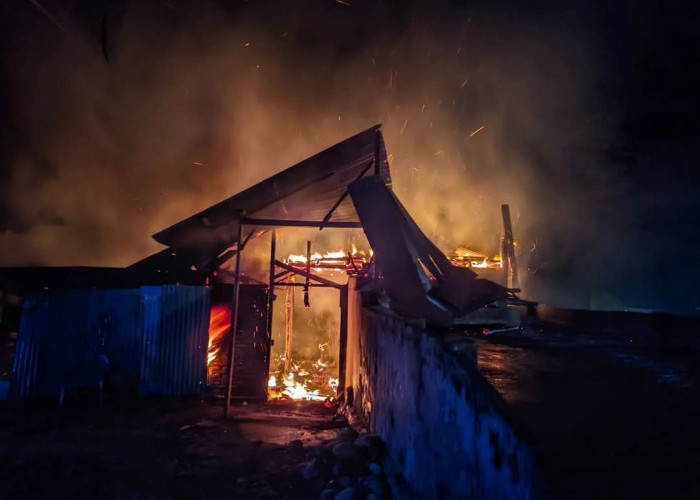 Diduga Akibat Mesin Rusak, Penggilingan Padi di Bengkulu Selatan Hangus Dilalap Api