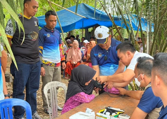 Rutan Manna Gelar Baksos di Lubuk Langkap, Warga Dapat Pengobatan Gratis dan Sembako