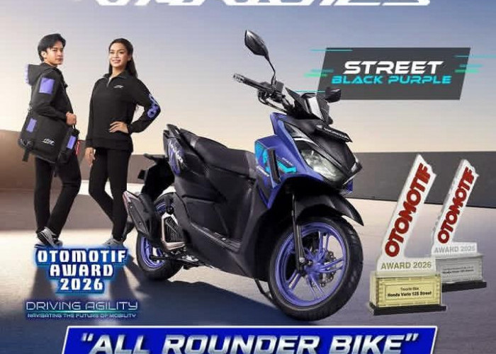 Honda Vario 125 Street Black Purple Raih OTOMOTIF Award 2026, Makin Percaya Diri di Jalan