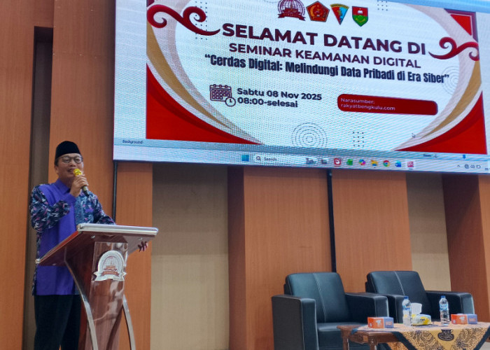 Menwa UIN FAS Bengkulu Gelar Seminar 'Cerdas Digital' untuk Tangkal Ancaman Siber dan Lindungi Data Pribadi