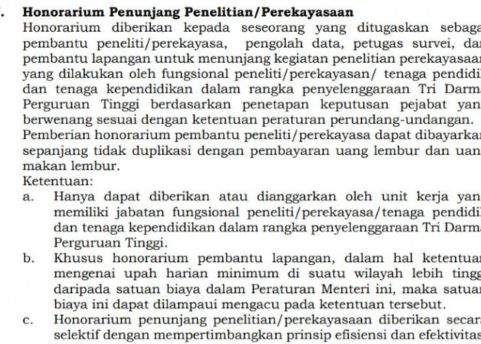 PMK Terbaru Atur Honorarium Penelitian 2026, Reviewer dan Komite Etik Maksimal Rp1,5 Juta per Bulan