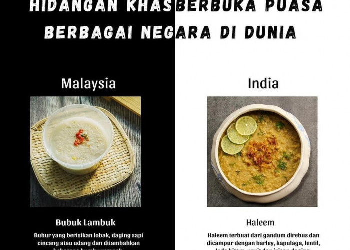 7 Sajian Khas Buka Puasa yang Jadi Tradisi di Bulan Ramadhan dari Berbagai Negara