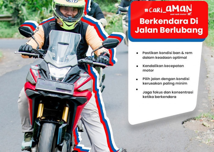 Tips Aman Berkendara di Jalan Berlubang dari Astra Motor Bengkulu