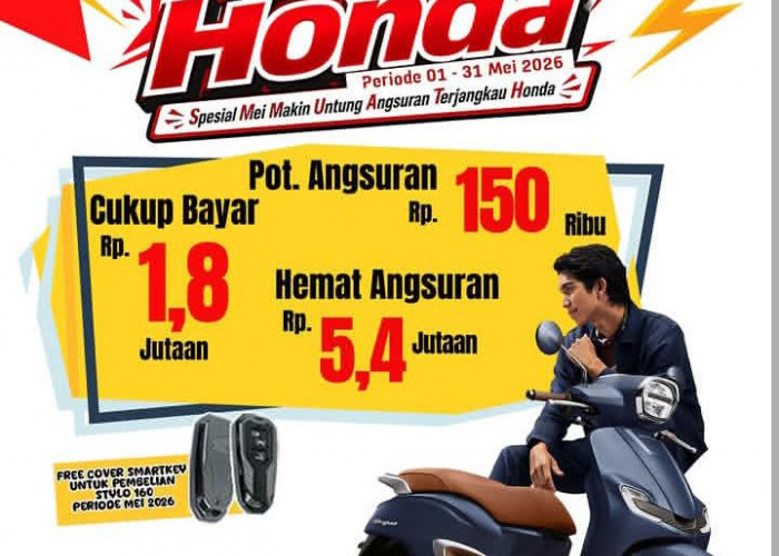 Cukup Bayar Rp 1,8 Jutaan, Honda Stylo 160 Siap Diajak Bergaya di Jalanan Bengkulu