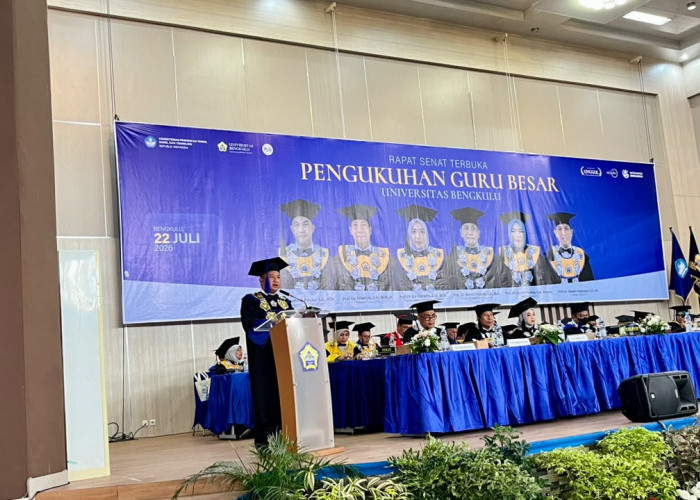 UNIB Tambah 6 Guru Besar, Pemprov Bengkulu Dorong Kolaborasi Riset untuk Percepat Pembangunan