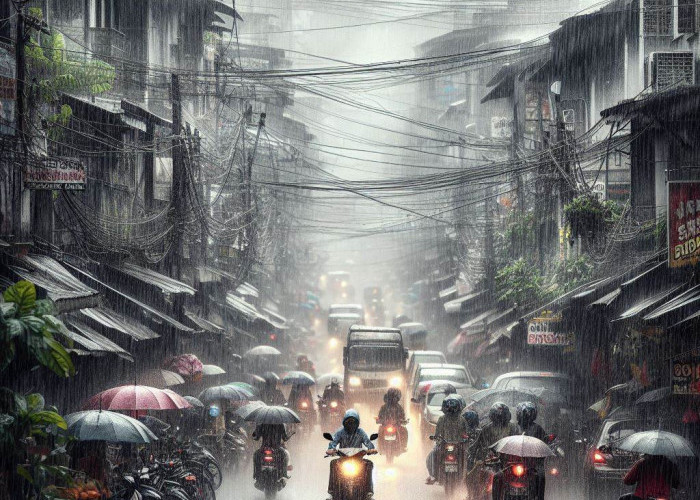 Peringatan Dini Cuaca 3 Harian, Sejumlah Wilayah Bengkulu Diguyur Hujan