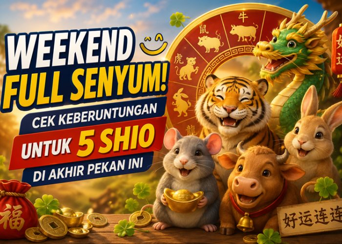 Weekend Full Senyum! Cek Keberuntungan untuk 5 Shio di Akhir Pekan Ini