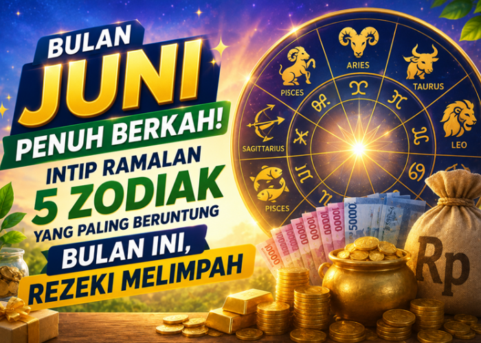 Bulan Juni Penuh Berkah! Intip Ramalan 5 Zodiak yang Paling Beruntung Bulan Ini, Rezeki Melimpah