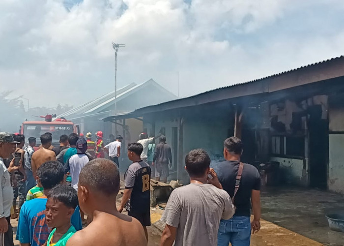 Kebakaran Hanguskan Gudang Ikan dan Bedengan 2 Pintu di Bengkulu, Begini Kronologisnya
