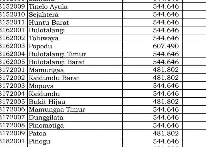 Dana Desa Tiap Desa 2024 Bone Bolango 2, Gorontalo: Ini Rinciannya