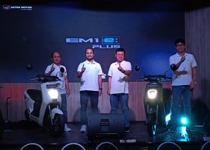 Motor Listrik Honda EM1 e: dan Honda EM1 e: Plus Kini Resmi Mengaspal di Bengkulu