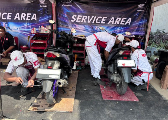 Promo Servis Honda Rp10 Ribu di Bengkulu Diserbu, Konsumen Dapat 7 Point Safety Check Gratis