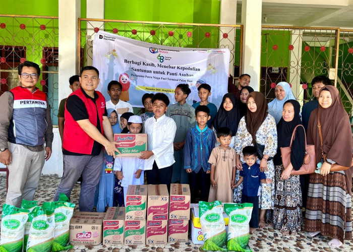 Peringati HUT ke-68, Pertamina Patra Niaga Regional Sumbagsel Berbagi ke Panti Asuhan di Bengkulu Utara