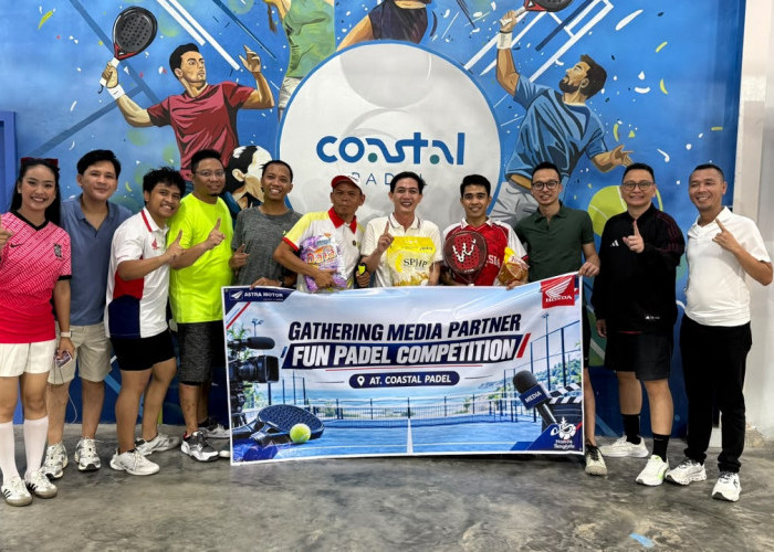 Astra Motor Bengkulu Gelar Fun Padel Competition Bersama Media Partner, Ini Daftar Para Juara