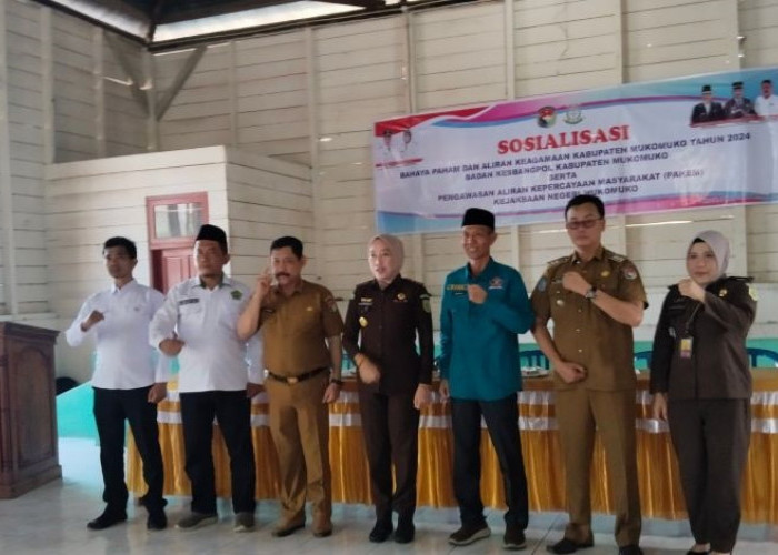 Cegah Radikalisme, Pemkab Mukomuko Gelar Sosialisasi Bahaya Paham dan Aliran Sesat Keagamaan