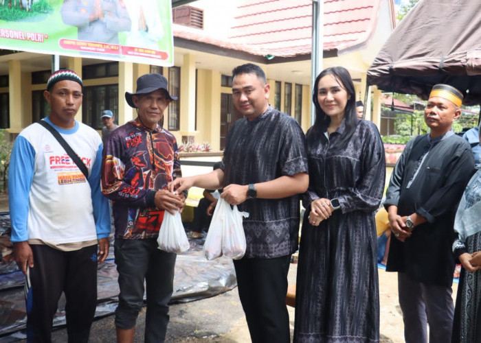 Polres Lebong Salurkan Kurban 6 Ekor Sapi untuk Masyarakat di Momentum Idul Adha 1447 H