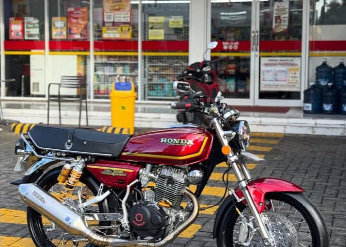 Ide Modifikasi Honda GL 100 yang Keren, Aura Retro-nya Makin Kuat