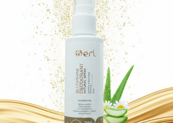 Ketiak Itu Area Kecil, Tapi Bisa Bikin Kamu Minder Seharian, Solusinya? B ERL GlutaShine Deodorant Spray