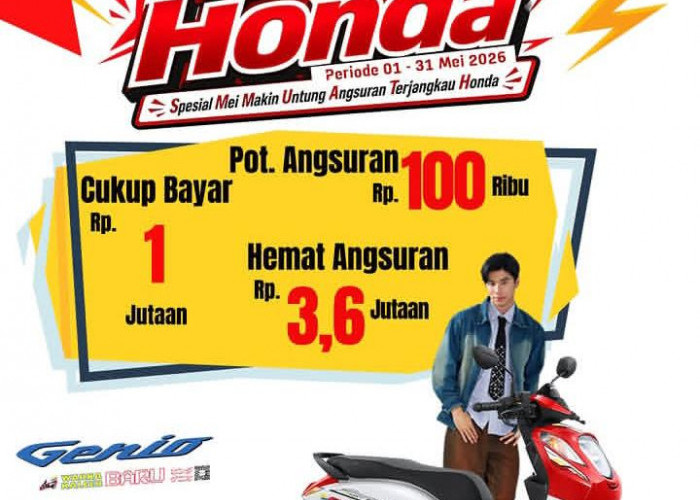 Spesial Mei 2026, Kredit Honda Genio Lebih Ringan dengan Hemat Angsuran Rp3,6 Juta