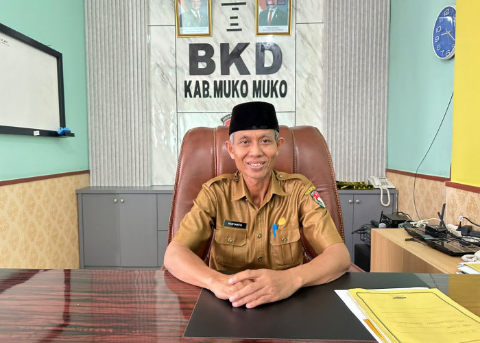 Realisasi PAD Mukomuko Baru Capai 36,7 Persen, BKD Optimistis Target Rp70,7 Miliar Tercapai