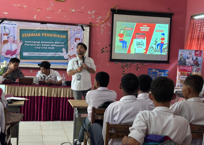 Motorku X Diperkenalkan di SMKN 3 Seluma, Astra Motor Bengkulu Dorong Literasi Teknologi Otomotif