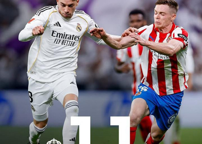 Ditahan Imbang Girona 1-1, Jarak Real Madrid dengan Barcelona Kian Melebar