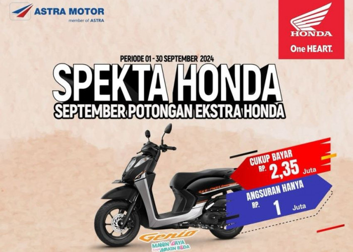 Cukup Rp2,35 Juta, Bawa Pulang Honda Genio! Simak Spesifikasi Lengkapnya