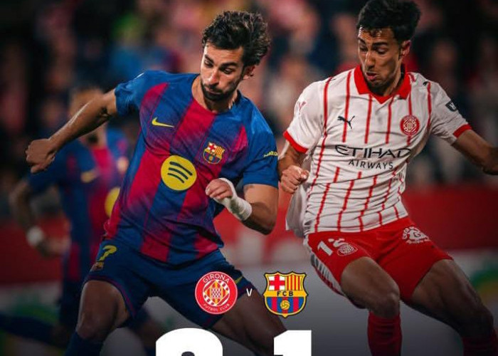 Girona Permalukan Barcelona 2-1, Tahta Klasemen Tetap Milik Real Madrid