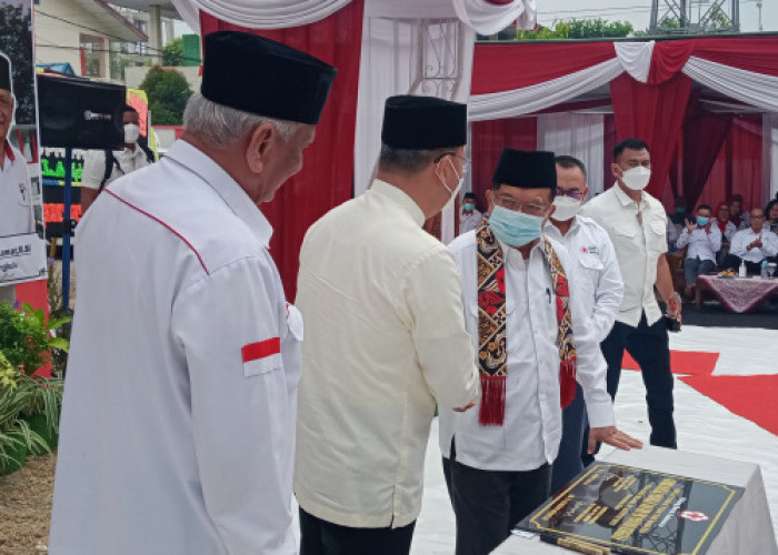 Resmikan Markas PMI Provinsi Bengkulu, Jusuf Kalla: Sediakan Darah 24 Jam