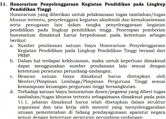 Aturan Baru Honorarium Dosen dan Uang Magang Mahasiswa 2026, Maksimal Dibayar Selama 3 Bulan