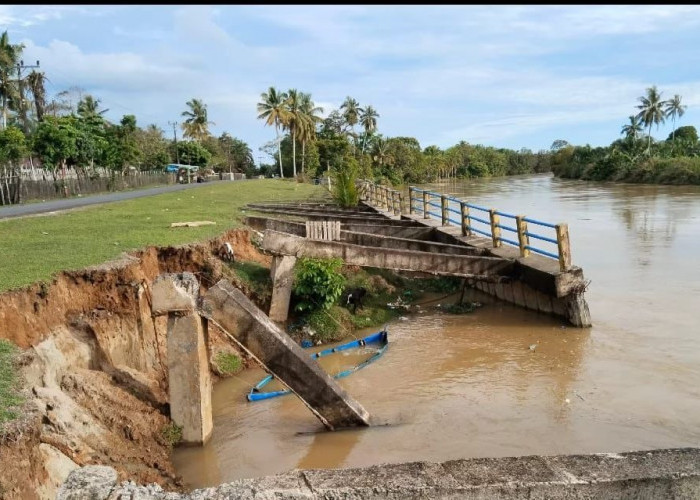 Kondisi Kritis, PUPR Mukomuko Minta BWSS VII Segera Tangani Tanggul Sungai Selagan