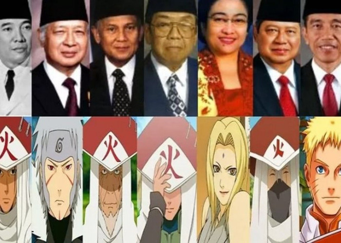 7 Tokoh Anime Naruto, Dianggap Mirip 7 Tokoh Pemimpin Indonesia 