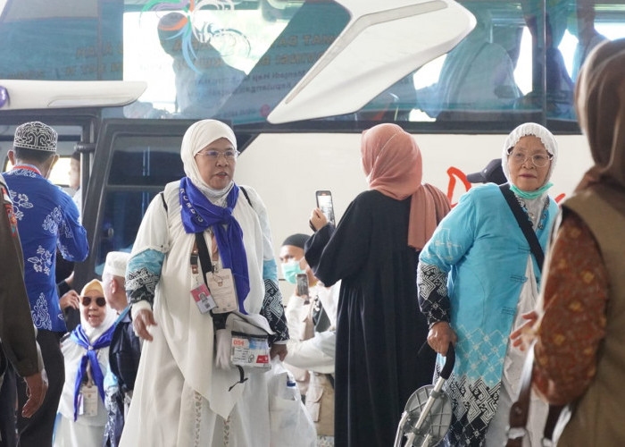 393 Jemaah Haji Kloter 2 Padang Tiba di Bengkulu, Seluruhnya Pulang dalam Kondisi Sehat