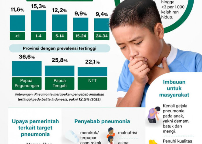 INFOGRAFIS: Mengurangi risiko kematian akibat pneumonia