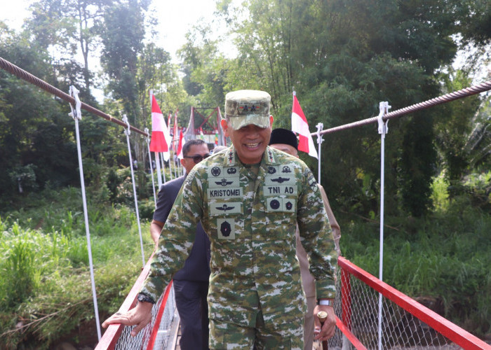 Syukuran Jembatan Perintis Garuda Taba Penanjung Berlangsung Hangat, Pangdam Minta Warga Jaga dan Manfaatkan