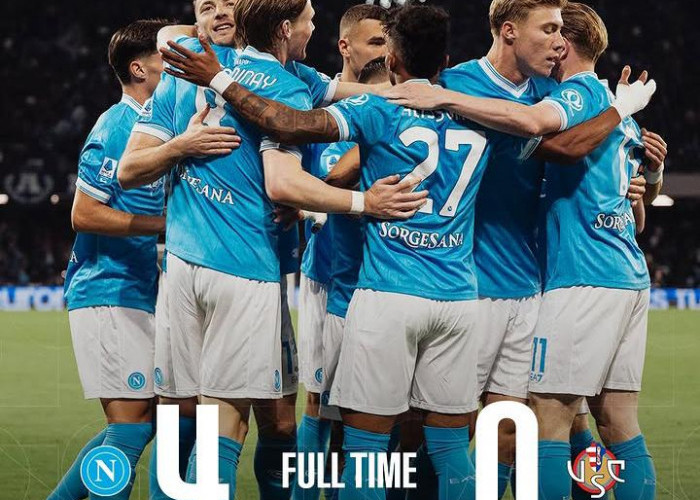 Napoli Hajar Cremonese 4-0, Tekan Inter Milan di Puncak Klasemen Serie A
