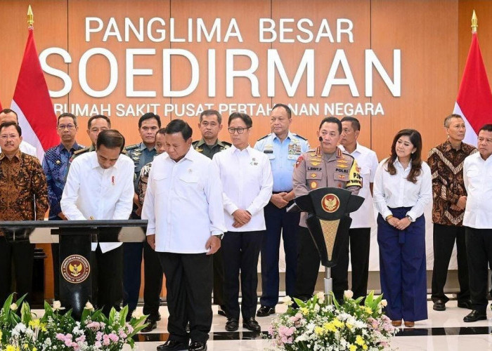 Presiden Joko Widodo Resmikan RSPPN Didampingi Menteri Pertahanan