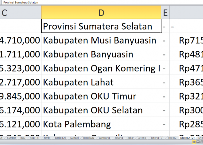 DAK SD dan SMP untuk Kabupaten dan Kota di Provinsi Sumatera Selatan Tahun 2025, Ini Rinciannya