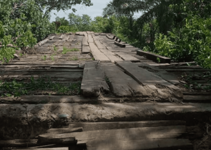 Warga Mukomuko Desak Pemerintah Perbaiki Jembatan Rusak di Desa Pasar Ipuh