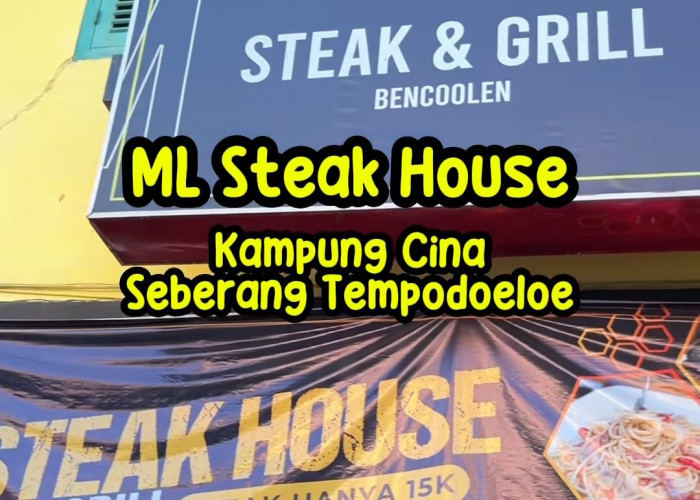 Kulineran di Kota Bengkulu, Nikmati ML Steak House Bernuansa Vintage