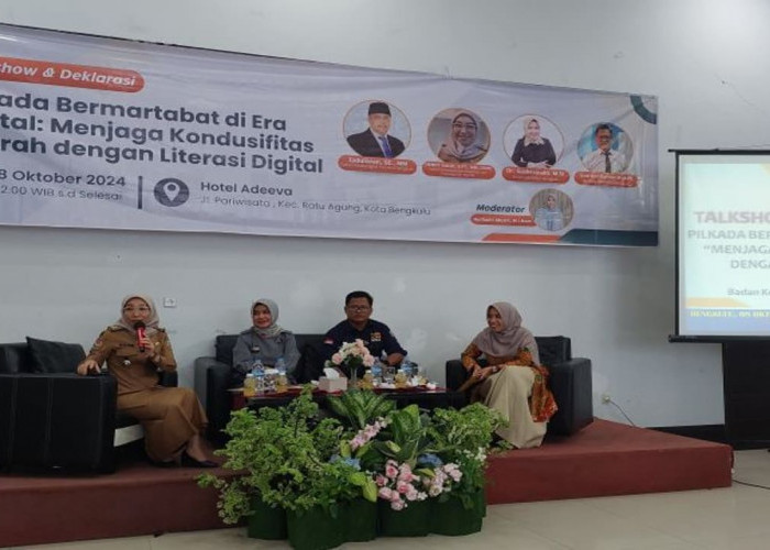 Pemprov Bengkulu Perkuat Literasi Digital Dukung Situasi Kondusif