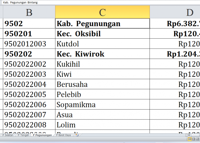 Desa di Kabupaten Pegunungan Bintang dan Nduga Raih Dana Insentif Desa Tahun 2024, Berikut Rinciannya